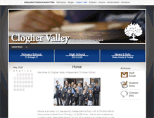 Tablet Screenshot of cloghervalley.independentchristianschool.org